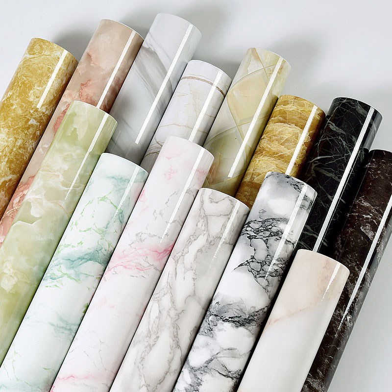 진주 흰색 DIY 장식 필름 PVC 자기 접착제 벽 종이 가구 혁신 스티커 주방 캐비닛 방수 벽지